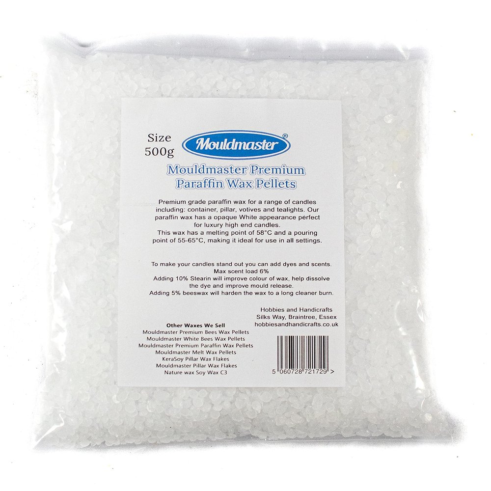 Mouldmaster Paraffin Wax, 500g, Translucent