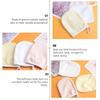 6Pcs Microfiber Makeup Remover Cloth Gloves Facial Cleansing Pads for Facial Exfoliating Cleansing Makeup Removal (Random Color) view 4