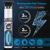 BESTBOMG Electric Clippers Barber Grooming Kit Rechargeable Cordless Close Cutting T-Blade Trimmer Hair Clippers for Men Zero Gapped Detail Beard Shaver view 2