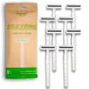 Hair Removal Crazors 3 Blades  Disposable Razors for Men/Women's Grooming  Single-Use Body & Face Shaver  Raw-Material Earth+Skin Loving Travel-Size Toiletries  8-Pack by MyFriendly view 1