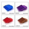 8PCS Professional Hair Clipper Guide Combs, Colorful Limit Comb Set Hair Cutting Guide Replace Comb for standard hair clipper view 2