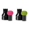 2Pcs Makeup Sponge Makeup Blending Sponge Powder Puff Mushroom Facial Foundation Sponges Makeup Tools with Handle Case for Liquid Foundation Creams and Powders view 1