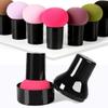 2Pcs Makeup Sponge Makeup Blending Sponge Powder Puff Mushroom Facial Foundation Sponges Makeup Tools with Handle Case for Liquid Foundation Creams and Powders view 4