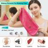 Makeup Remover Cloth Cleansing Towel - Chemical Free - Move Makeup Instantly with Just Water (3 Rosy) view 2