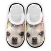 Umidedor Chihuahua Dog Butterfly Slippers For Women Girls, Soft Memory Foam Non-Slip Indoor House Slippers Home Shoes for Bedroom Hotel Travel Spa view 1