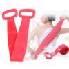 Silicone Back Scrubber Belt (80cm)  Extra Long-Double-Sided Bath Scrub Strap Gently Massages and Exfoliates Skin (72 cm), Pink view 1