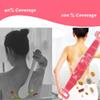 Silicone Back Scrubber Belt (80cm)  Extra Long-Double-Sided Bath Scrub Strap Gently Massages and Exfoliates Skin (72 cm), Pink view 4