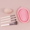 Beaupretty Foldable Makeup Brush Cleaner Makeup Brush Scrubber Pad Silicone Cleaning Mat for view 4