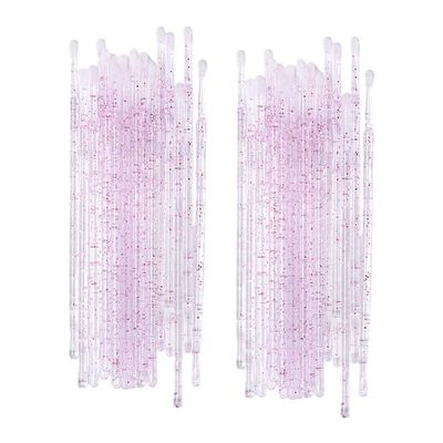 Brush Cleaner Makeup Mascara 200Pcs Disposable Eyelash Mascara Eyebrow Eyelash Cleaning Mascara Wands Makeup Kit Makeup Gadgets Cleaning Tools