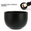 Agatige Shaving Soap Bowl for Men, Stainless Steel Shaving Foam Soap Mug Shaving Cup for Create Rich Shaving Cream and Keep Your Lather Warm (Black) view 3