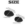 2 Pairs Black Sponge Bump IT UP Volume Hair Base Styling Insert Tool Hair Pad Hair Bun Maker Hair Accessories (2Large+2Small) view 2