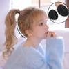 2 Pairs Black Sponge Bump IT UP Volume Hair Base Styling Insert Tool Hair Pad Hair Bun Maker Hair Accessories (2Large+2Small) view 4