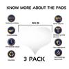 Skywee Professional Products Chest Wrinkle Pads Upgraded - Decollete Anti Cleavage Wrinkles Silicone Pad Set of 3 Reusable Patches for Skin Lines Prevention, Wrinkle Remover Treatment view 2