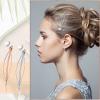 10 Pieces Geometric Metal Hair Clips and Barrettes for Women - Minimalist Hair Styling Accessories, Dainty Wedding Headwear (Silver, Rose Gold) view 4
