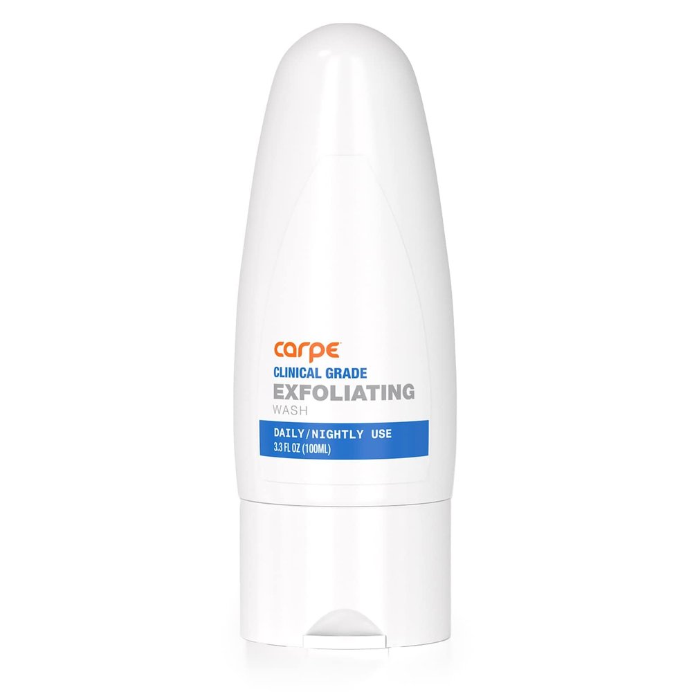 Carpe Exfoliating Underarm Scrub with Odor Protection, Underarm Exfoliator to Improve Deodorant Performance - Energizing Minty Fresh Smell - Armpit Scrub for Women and Men