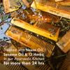 Nat Habit - Back To Natural Secrets Everyday Kacchi Neem Comb Treated With Neem Oil, Bhringraj & 17 Herbs (Dual Tooth) 18-20Cm Length Brown view 3