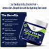 FOOT CURE Tea Tree Oil Foot Cream - Moisturizing Athletes Foot Care For Dry Cracked Feet Cream - Heel & Callus Removal, Toenail Treatment, Ringworm Itchiness Relief - Foot Cream, 2 ounce (Pack of 1) view 3