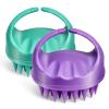 Yimingbuty Hair Scalp Massager Shampoo Brush, 2-Pack Brush with Soft Silicone Bristles Upgraded Shower Scalp Scrubber for Scalp Exfoliator, Dandruff, Hair Growth, for Wet and Dry Hair, Women Men view 1