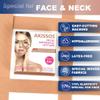 Akissos Facial Myofascial Lift Tape Face Lift Tape Face Toning Belts Anti Wrinkle Patches Anti Freeze Stickers Neck Lift Tape Unisex For Firming and Tightening Skin 2.5cm*5m view 4