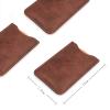 Menesia Wooden Beard Combs with Cases - Fine & Coarse Teeth, Pocket Comb for Beards, Mustaches & Hair, Brown Skull Design view 3