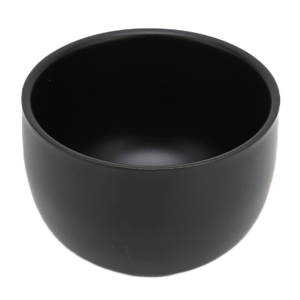 Shaving Soap Bowl With Lid, Shaving Bowl,Black Stainless Steel Shaving Bowl Men's Foam Cup,Slick Shaving Lather Bowl for Men Father's Day Gifts