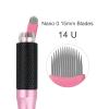 50 pcs Pink Disposable Microblading Blades Microblades 0.15mm Nano Needles Perfect for Hair Strokes Eyebrow Thinnest needles in Market (14U) view 2