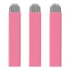 50 pcs Pink Disposable Microblading Blade NANO U18 Microblades 0.15mm Nano Needles Perfect for Hair Strokes Eyebrow Thinnest needles in Market (18U) view 1