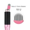 50 pcs Pink Disposable Microblading Blade NANO U18 Microblades 0.15mm Nano Needles Perfect for Hair Strokes Eyebrow Thinnest needles in Market (18U) view 2