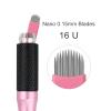 50 pcs Pink Disposable Microblading Blades Microblades 0.15mm Nano Needles Perfect for Hair Strokes Eyebrow Thinnest needles in Market (16U) view 2