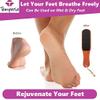 Temperia Foot Scrubber For Dead Skin | Feet Dead Skin Remover Pedicure Brush | Foot File | Feet Scrub Tool & Cleaning Brush - Pack of 2 view 2