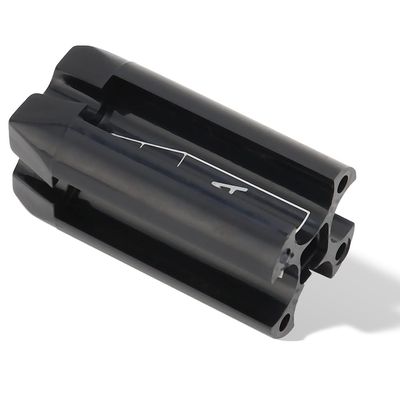 Yinhing 4 in 1 Duckbill Eyebrow Pencil Sharpener, Black, Plastic, Hand Powered, Makeup Sharpeners
