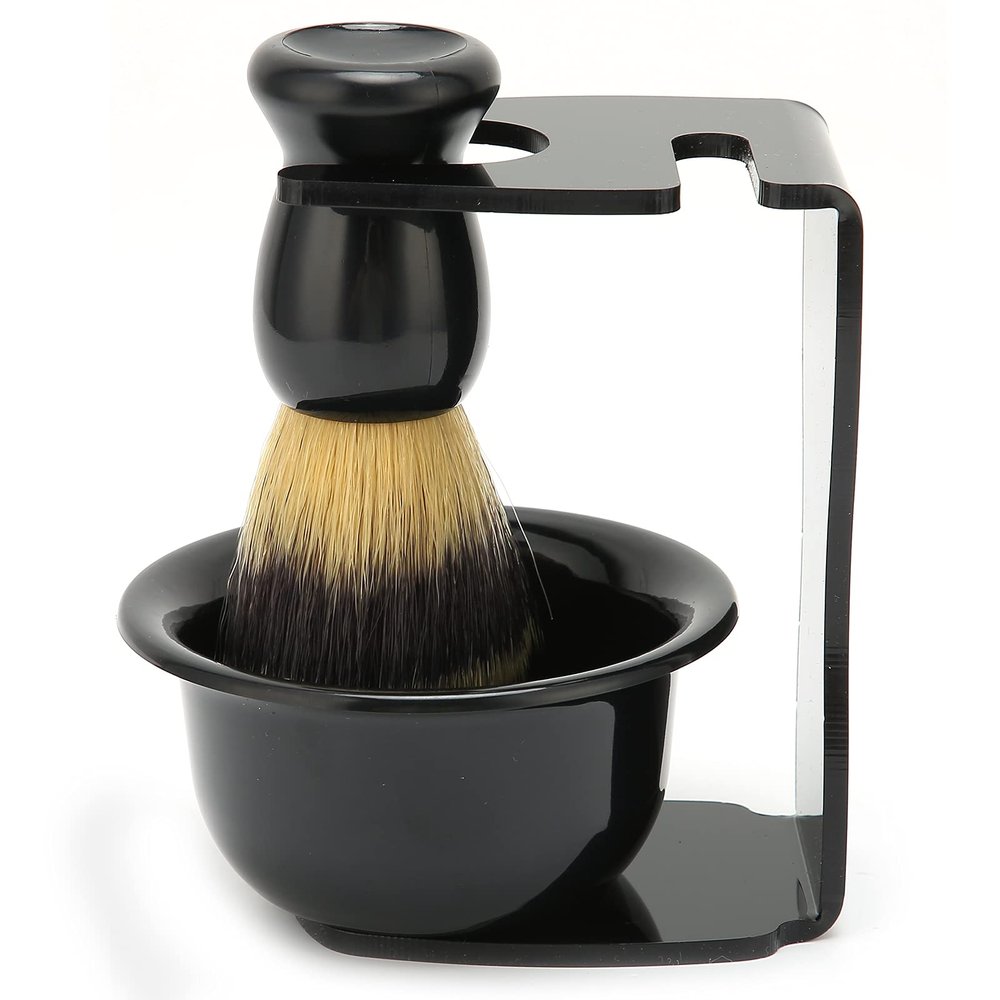 Beard Shaving Brush, LargeCapacity Bowl Shaving Brush Set for Birthday Men for Father's Day Gifts