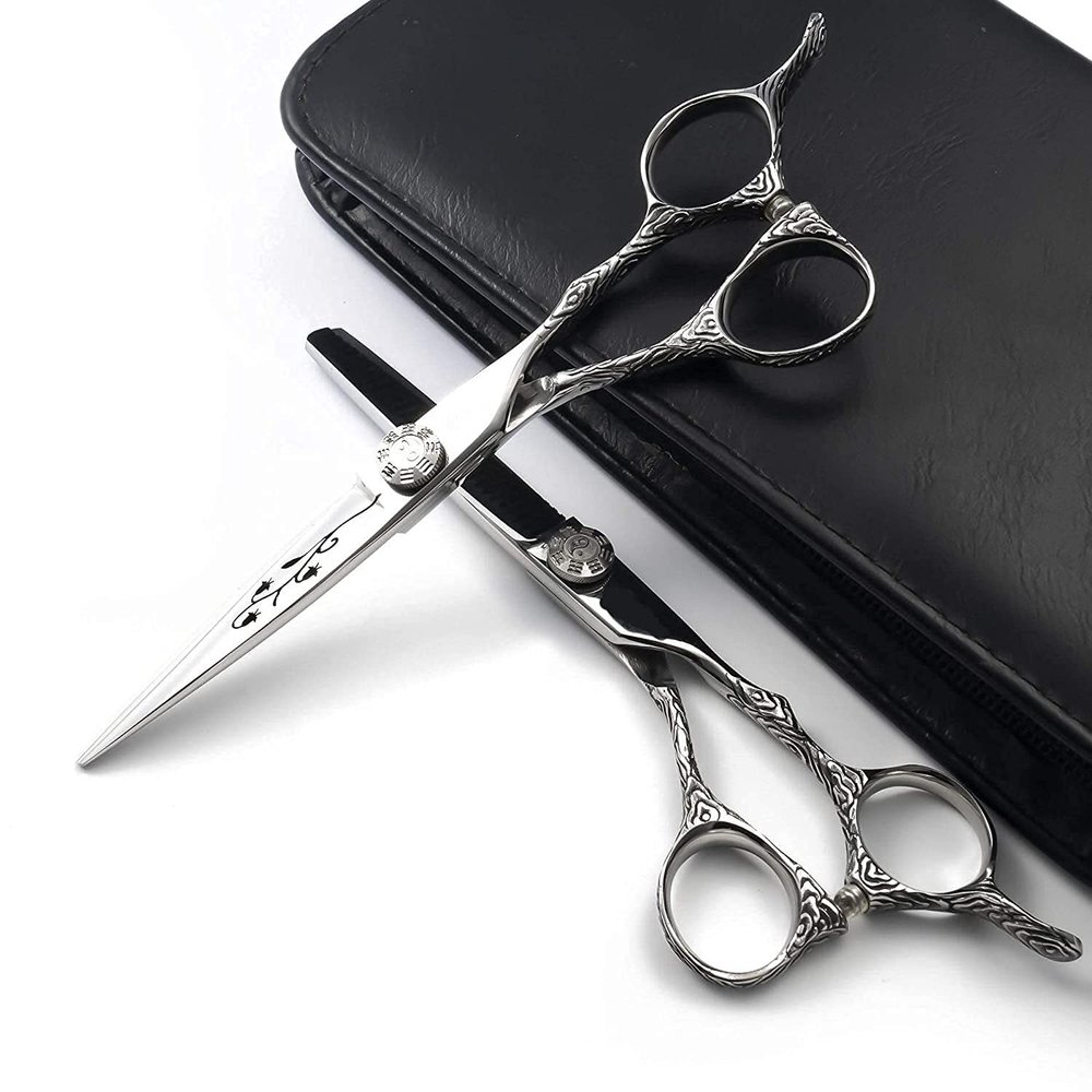 Hair Cutting Scissors, Haircut Scissors 6 Inch Professional Hair Cutting Scissor Set - Scissors Sharp Hairdressing Scissors, Texturising Thinning Shears - Japanese Stainless Steel Barber Barber Scisso