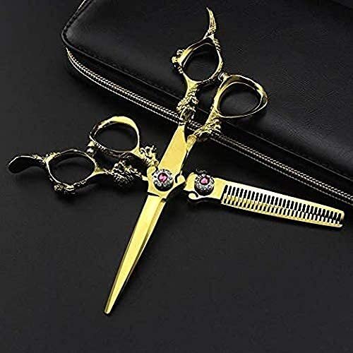 Hair Cutting Scissors, Haircut Scissors 6 Inch Professional Hair Scissors Hairdressing Set Barber Cutting Shears Child Men and Women Safety Use,Hair Cutting Scissor and Thinning Shear Barber Scissors