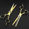 Hair Cutting Scissors, Haircut Scissors 6 Inch Professional Hair Scissors Hairdressing Set Barber Cutting Shears Child Men and Women Safety Use,Hair Cutting Scissor and Thinning Shear Barber Scissors view 4