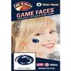 Penn State (PSU) Nittany Lions Water Based Temporary Spirit Tattoos 4-Piece Dark Royal Blue Lion Head Oval Logo view 1