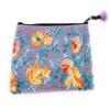 Ayuni Gifts of the World Beautifully Embroidered Thai Cotton Pouch, Change Purse, Makeup Bag or Wristlet Colorful Floral Patterns (Lavender, Makeup Bag) view 1