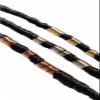 Beaditwearitloveit Copper Dreadlock Coils Wire Wrapped Loc Jewelry Beads For Braids Twists Natural Hair Cuffs Handmade Accessories (Gold) view 2