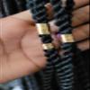 Beaditwearitloveit Copper Dreadlock Coils Wire Wrapped Loc Jewelry Beads For Braids Twists Natural Hair Cuffs Handmade Accessories (Gold) view 3