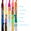 79Style Fabric Hair Ties Set: 60 Pieces - Elastic Ribbon Knotted Ponytail Holders, No Damage Cloth Flat Bands for Women and Girls (40 Ribbon Ties + 20 Black Ties) view 3
