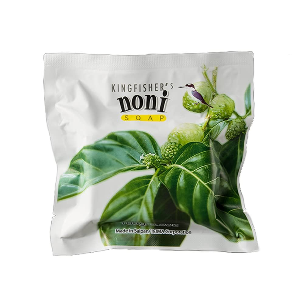Kingfisher's Noni Soap, Handmade Face & Body Cleansing Bar, 100g