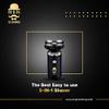 Sir Grooming Electric Shaver for Men  5-in-1 Mens Grooming Trimmer Kit with Hair Clippers and Face Washer  Cordless Face and Head Shaver with Rotary Blades  Waterproof Mens Electric Shavers view 1