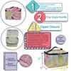 NGIL Travel Cosmetic Bag Makeup Bag Organizer for Women and Girls (Desert Serape-Black) view 2