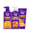 Aussie Kids Shampoo, Conditioner, and Leave-in Conditioner Bundle for Curly Hair, Sulfate and Paraben Free view 1