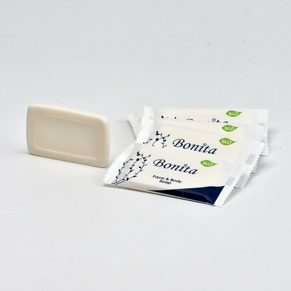 500pcs Hotel Soap Clean Scent Bonita Face and Body Soap Wrapped Facial 1.5oz