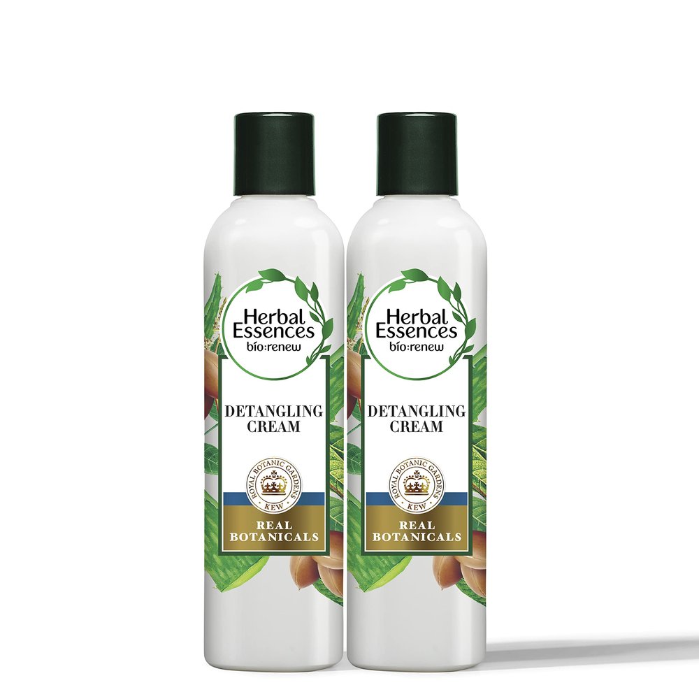 Herbal Essences Detangling Cream with Argan Oil & Aloe, 7.0 Fl Oz, Pack of 2