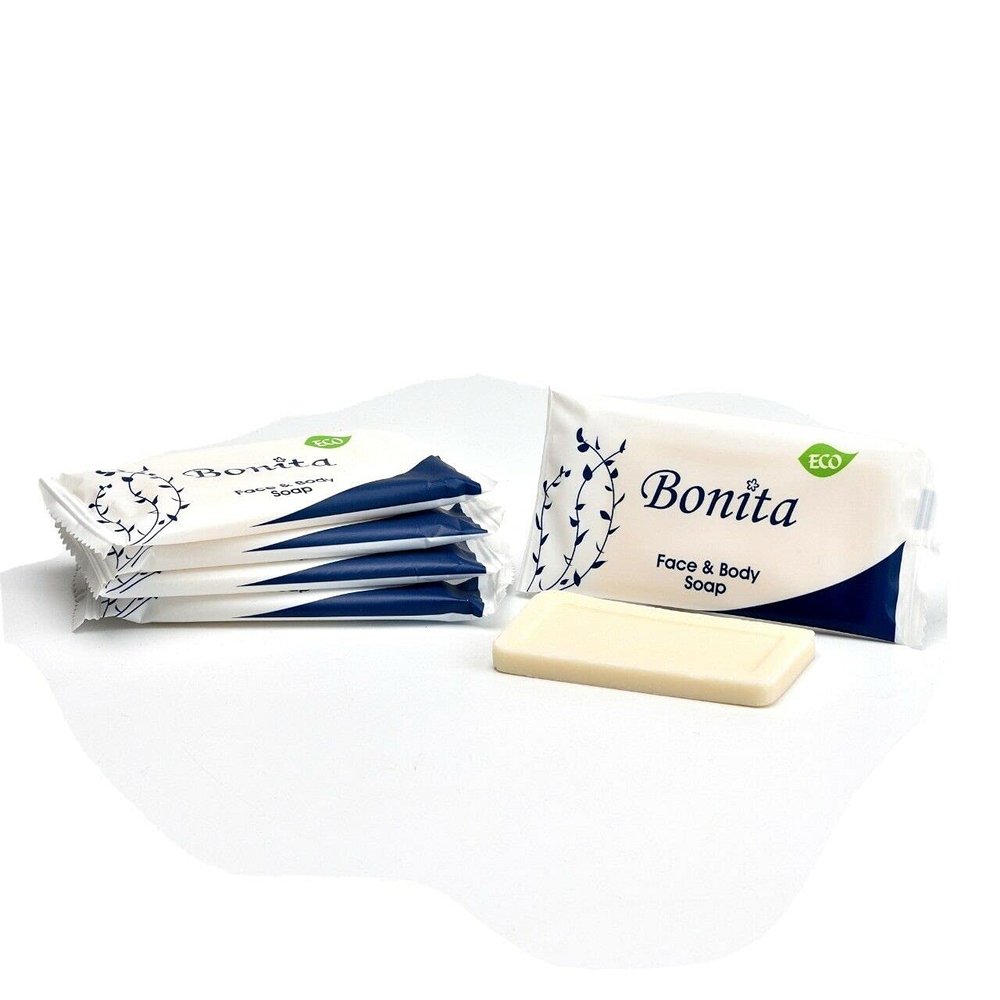 500pcs Hotel Soap Clean Scent Bonita Face and Body Soap Wrapped Facial 1.5oz