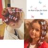20PCS Cute Butterfly Clips, Y2K Glitter & Kawaii Small Hair Accessories for Thick Hair view 4