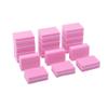 100pcs Mini Sponge Nail File Pink Sanding Buffer UV Gel Polish Block Professional Nail Sanding Buffer Block Sponge File Double Sided Mini Nail Art Files Polisher Polishing Manicure Nails Art Tool view 4