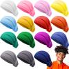 16 Pieces Unisex Dreadlock Cap Spandex Loc Elastic Dread Durag Tube Dread Cap Long Dreadlock Hair Cover for Men Women view 1